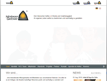 Tablet Screenshot of nehemiah-gateway.org